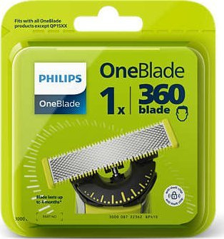 Teh zëvendësues për fytyrë Philips OneBlade 360 QP410/50, paketim 1 copë