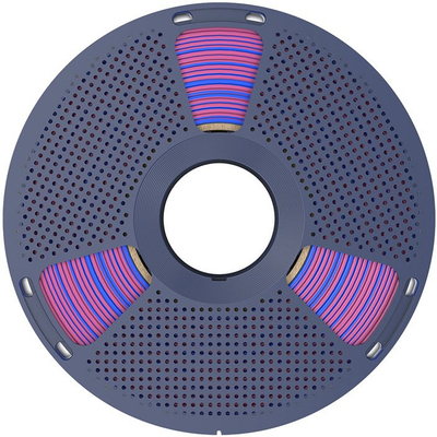 Filament Sunlu PLA+ Silk Dual Color, 1.75mm, 1kg, kuq-kaltër