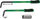 Çelës teleskopik rrotash Jonnesway AG010195B, 17x19mm, 350-500mm, jeshile