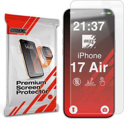 Mbrojtëse ekrani GrizzGlass PaperScreen, për Apple iPhone Air, matte, transparente