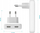 Karikues muri FIXED Slim GaN, 2x USB C, PD 45W, i bardhë