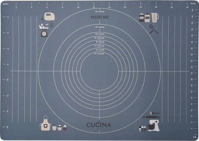 Peta për brumë Cucina, 65x45 cm, polipropilen, shumëngjyrëshe