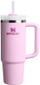 Gotë termike Stanley Quencher H2.O FlowState, 0.89L, me pipëz, rozë Cherry Blossom