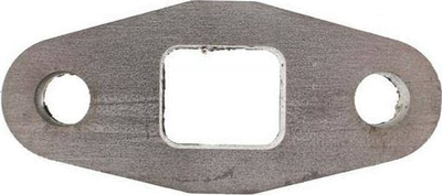 Flanxhë shkarkimi vaji TurboWorks TW-TC-010, çelik inox 304SS, 10mm, metalik