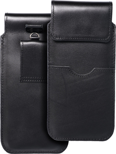 Këllëf xhep universal për telefon, deri 6.8", deri 7.8x16.9 cm, i zi