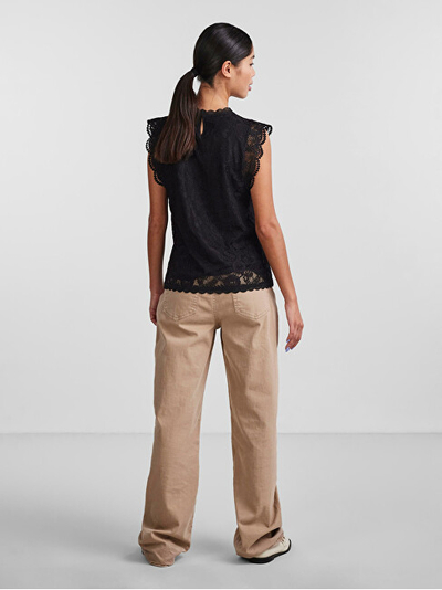 Bluzë Pieces PCOLLINE Regular Fit 17120454, e zezë