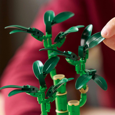 Set LEGO Lucky Bamboo, dekorativ, me elemente ndërtimi, jeshil