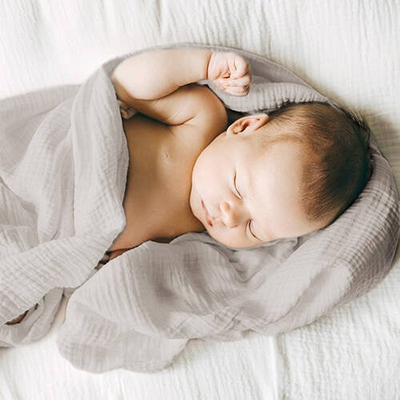 Pelena prej cope BabyOno Take Care Natural Bamboo, set 3 copë, gri