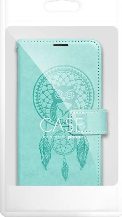 Калф книга OEM Mezzo за Самсунг Галакси S24 Ултра, со капак, Dreamcatcher, зелен