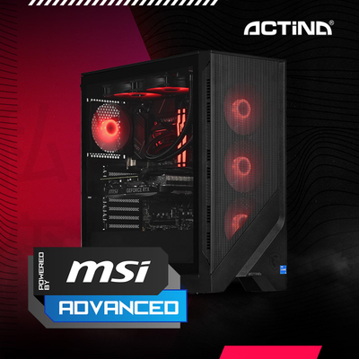 Kompjuter Actina PBM, Intel® Core™ i5-14600KF, 32GB RAM, 1TB SSD, RTX 4070 Ti SUPER, 750W, i zi