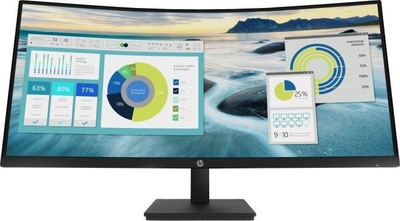 HP P34hc G4 Монитор, 34  , WQHD, 3440x1440, 100 Hz, Црн