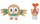 Set figura lodër Pokémon, Tatsugiri 5 cm, Rowlet 8 cm, shumëngjyrëshe