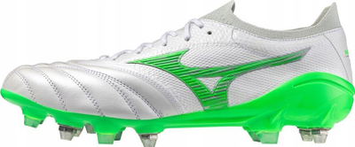 Këpucë futbolli Mizuno Morelia Neo IV Japan Mix M P1GC254037, për fusha të buta, bardh e gjelbër