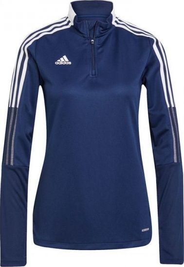 Bluzë trajnimi Adidas Tiro 21 Training Top W GK9660, AEROREADY, me mëngë të gjata, blu e errët