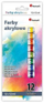 Set bojë akrilike Titanum, 12 ngjyra, 12x12ml, shumëngjyrëshe