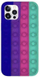 Maskë mbrojtëse Mocco Bubble, iPhone 12 Pro Max, antistres, TPU, shumëngjyrëshe