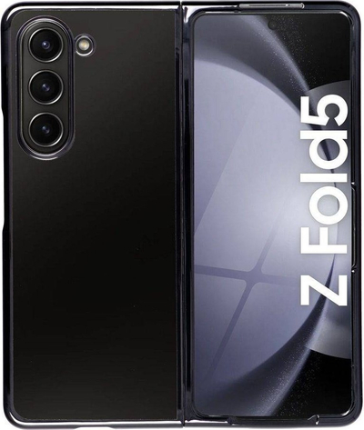Заштитна маска за телефон FOCUS за Samsung Galaxy Z Fold5 5G, транспарентна, црна