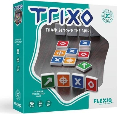Lojë me shoqni Trixo Family Game, 2‑4 lojtarë, 7 vjeç e sipër, shumëngjyrëshe