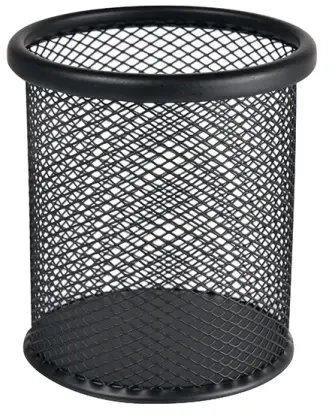 Mbajtëse lapsash Stickn, metal rrjetë, Ø90mm H100mm, e zezë