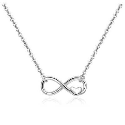 Vath i qafe argjendi Beneto Infinity AGS1536/47, 47cm, i argjendtë