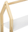 Raft muri Atmosphera Kids House, 2 nivele, dru pishe MDF, i bardhë