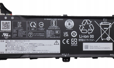 Bateri laptopi Lenovo L20M4P75, 90.1Wh, 5680mAh, e zezë