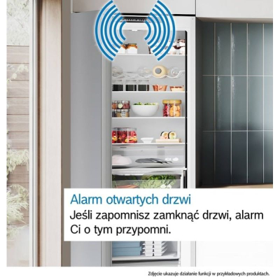 Frigorifer kombinë Bosch KGN39VWEB, 2.03m, 368L No Frost, i bardhë