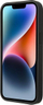 Kapak telefoni BMW Leather Stamp Tricolor për iPhone 14 Plus 6.7", lëkurë, i zi