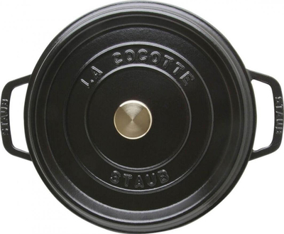 Tenxhere Staub prej gize, e rrumbullaket, 24 cm, 4.8L, e zeze