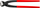 Dorezë prerëse anësore Knipex 99 280, 280mm, kapacitet prerjeje 3.1mm, e kuqe