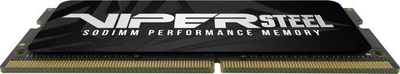 Memorie RAM laptop Patriot Viper Steel PVS416G320C8S, 16GB DDR4, 3200MHz, e zezë