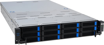 Server rack ASUS RS720-E11-RS12U, Intel C741, 2U, i zi me argjend