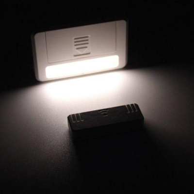Llambë LED për dollap Techly, 0.5W, me sensor magnetik, set me 2 copë, e bardhë