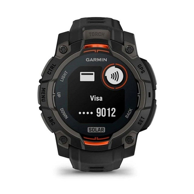Ora inteligjente Garmin Instinct 3 Solar, 45mm, GPS, e zezë