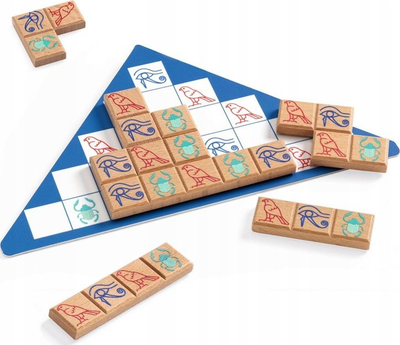 Lojë mendimi Djeco Pyramid Logic, 1 lojtar, për kalamaj 7+