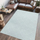 Tapet Dover Rabbit Fur, 80x150 cm, poliester, gri
