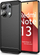 Kuti mbrojtëse Tech-Protect TPUCarbon për Xiaomi Redmi Note 13 4G LTE, TPU, e zezë