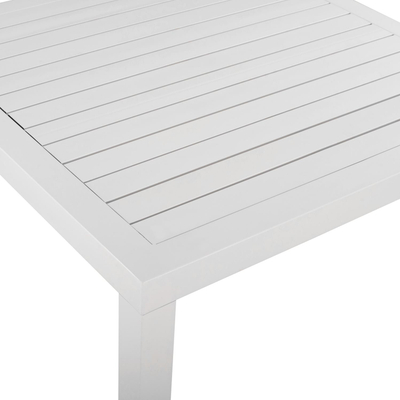 Tavolinë alumini 80×80 cm (HM5572.01), bardhë
