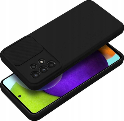 Капак за телефон Slide Case за Samsung S24 Plus, TPU, со заштита за камера, црн
