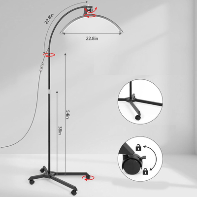 Lampë kozmetike LED Michael Marinelli GX585R Pro, pa hije, e zezë