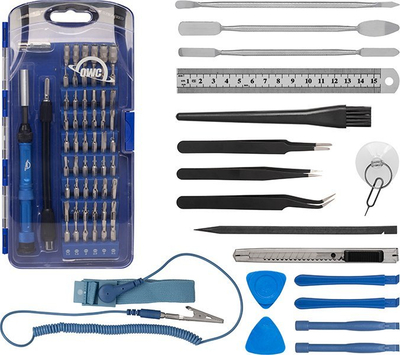 Set veglash OWC 72 Piece Advanced Toolkit, 72 mjete, profesional, shumëngjyrësh