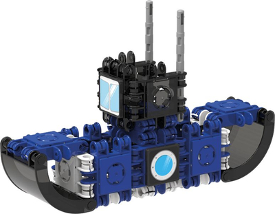 Lodër ndërtimi Clicformers Mini Transportation Set, 30 pjesë, 4 në 1, shumëngjyrëshe