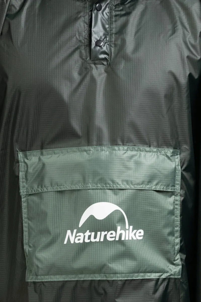 Pelerinë shiu Naturehike Color Matching CNH23RG001, ponço unisex, që s’e ha uji, jeshile army