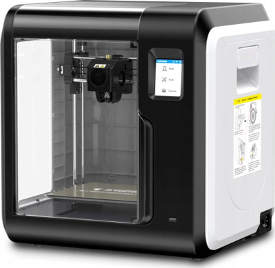 Printer 3D Flashforge Adventurer 3 Pro2, i mbyllur, me ekran me prekje, i zi