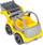 Kamion lodër MEGA CREATIVE 459577, pull back, eskavator, gri me të verdhë
