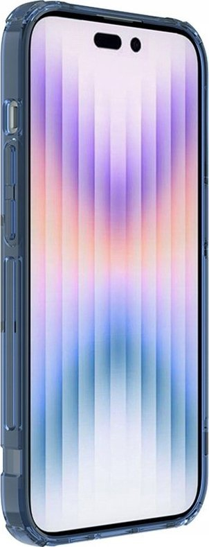 Mbulesë magnetike Nillkin Nature TPU Pro për iPhone 14 Pro, transparente, blu