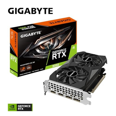 Kartë grafike Gigabyte Nvidia GeForce RTX 3050 Windforce OC, 6GB GDDR6, PCI-E 4.0
