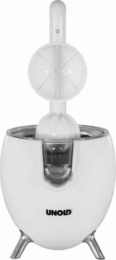 Shtrydhës agrumesh Unold 78130, mekanizëm me levë, motor i fuqishëm, inox