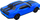Makina me telekomandë Car Sports Drift RC 4WD, drita LED, ngjyrë blu