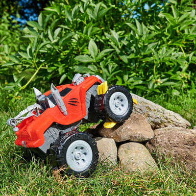 Kamion lodër Spin Master The Animal Unboxing, me drita edhe zhurma, off road, i kuq